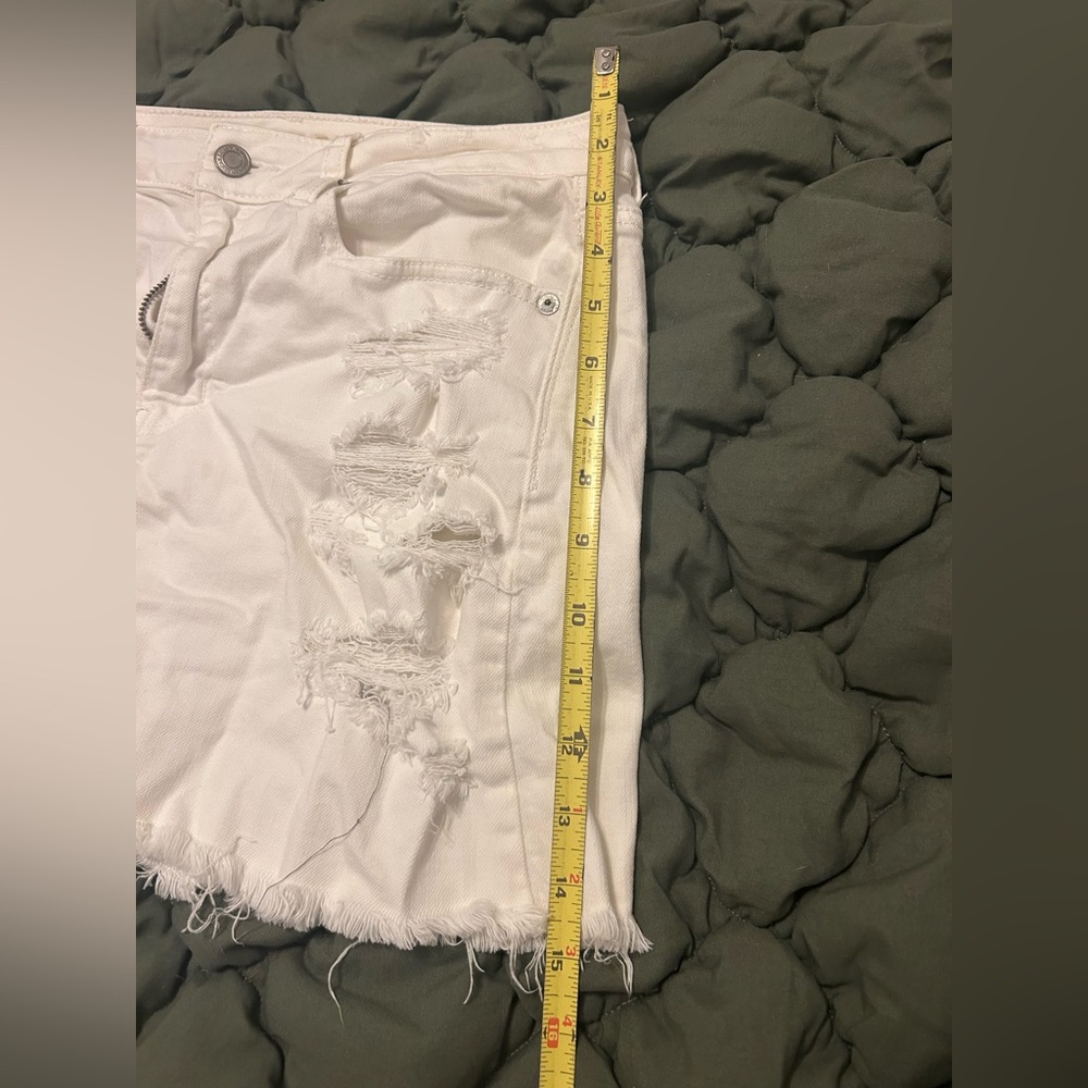 White Distressed Skirt - Picture 5 of 6